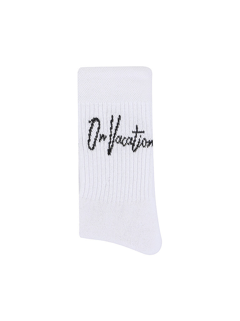 ON VACATION Socken Signature unique color weiß | 43-46